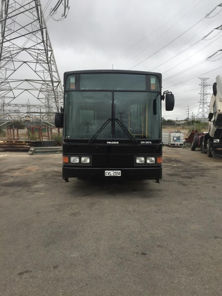 Front of the 30 seater party bus