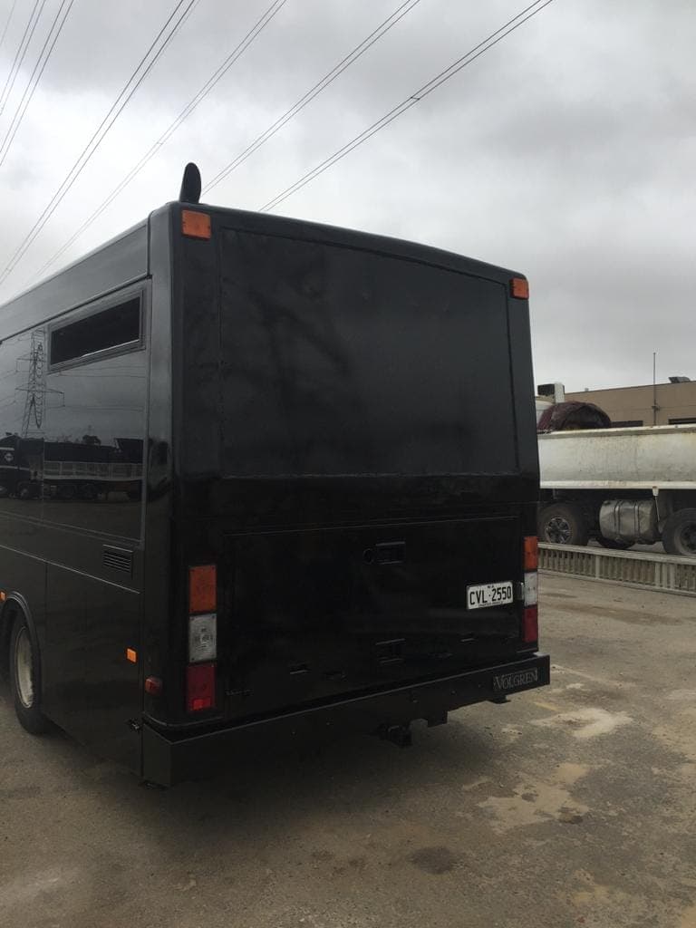 Rear of the 30 seater party bus
